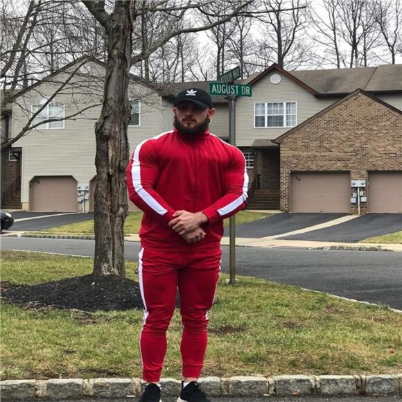 Men's Casual Active Tracksuits FullZip Sports JoggingSuits Sets Athletic Running - Picture 5 of 6